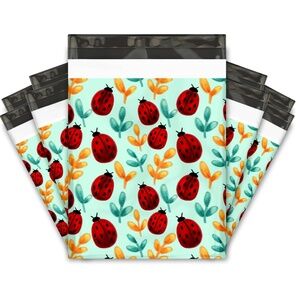 20 10x13 Ladybug Designer Poly Mailers Shipping Envelopes